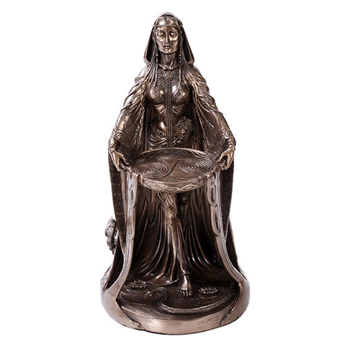 Danu Goddess Statue in Cold Cast Bronze