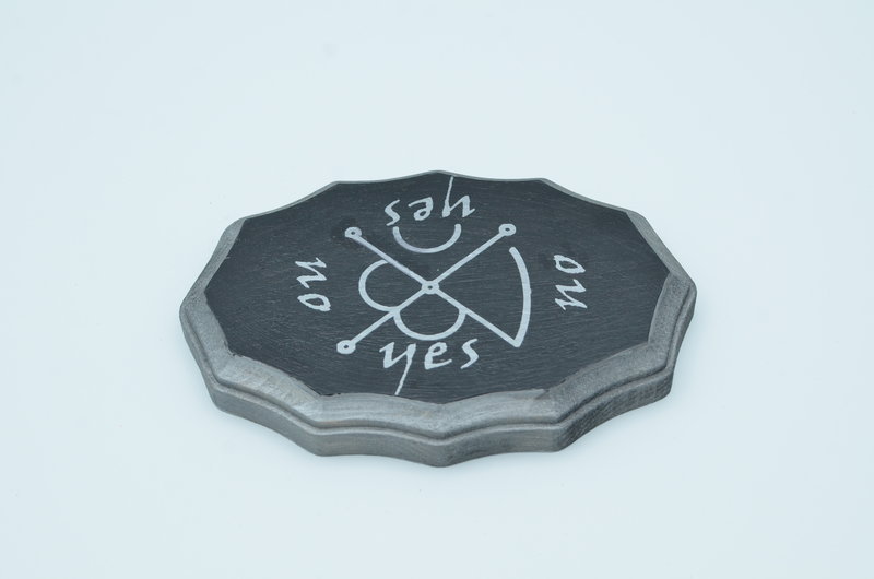 Mars Kamea Pendulum Board in Black and Lead