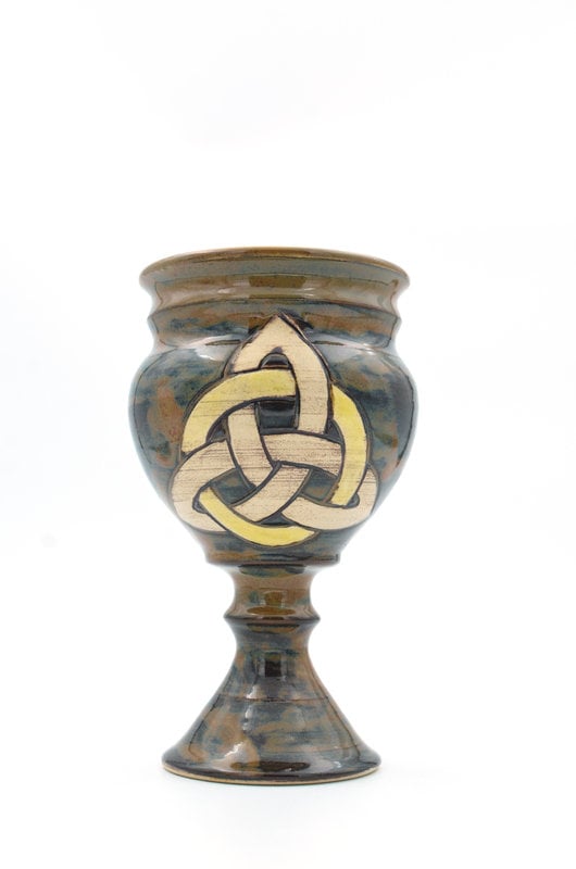 Triquetra Goblet in Earth Tone