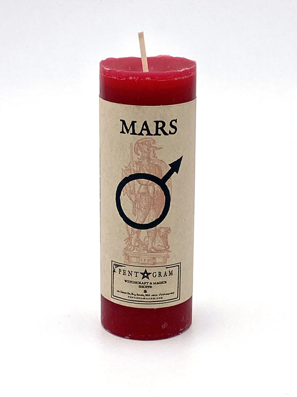 Mars Pillar Candle