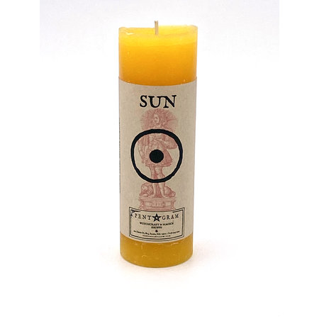 Sun Pillar Candle