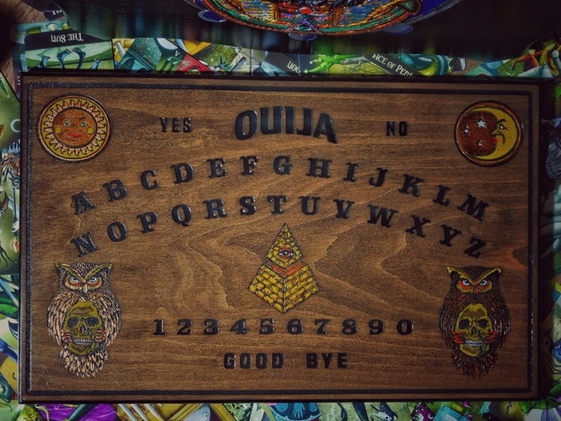 Wood Pyramid Ouija Board