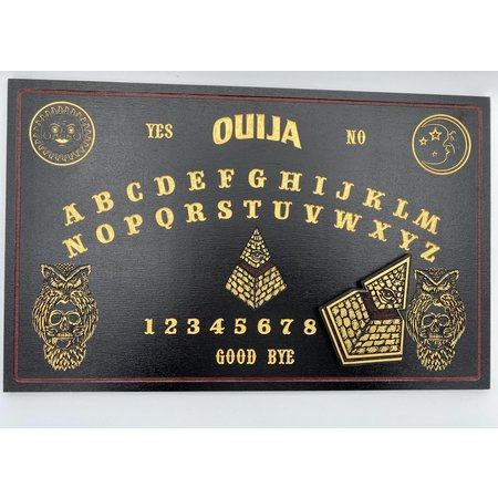 Black Wood Pyramid Ouija Board