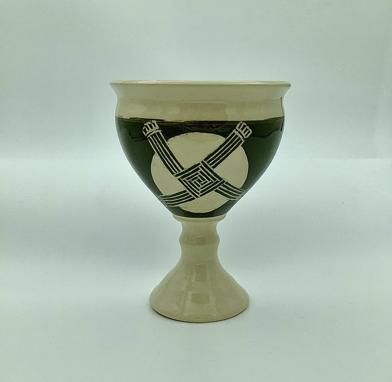 Brigid Bust and Cross Chalice