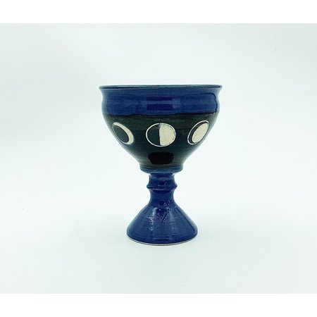 Moon Phases Chalice in Sky Blue