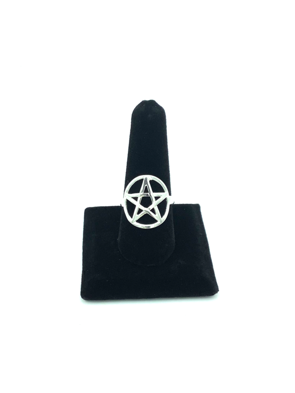 Pentacle Ring in Sterling Silver