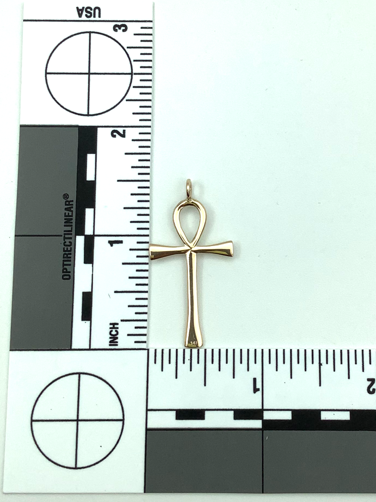Ankh Pendant in 14K Yellow Gold