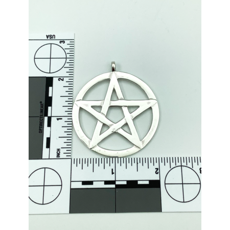XL Pentacle Pendant in Sterling Silver