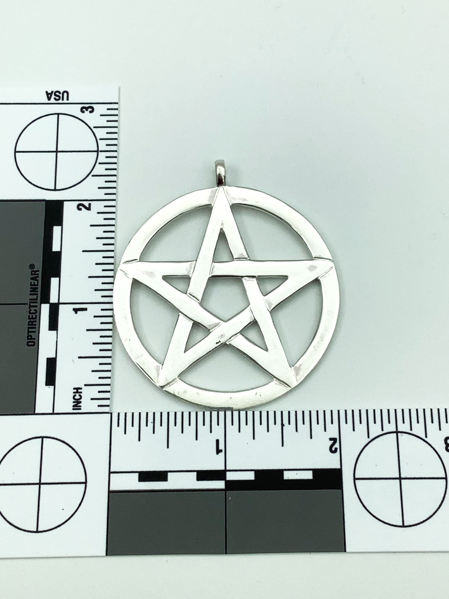 XL Pentacle Pendant in Sterling Silver