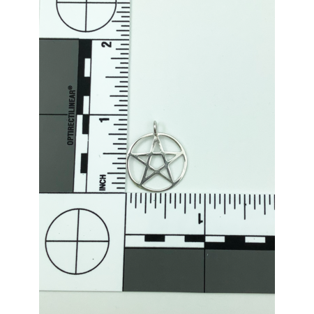 Small Pentacle Pendant in Sterling Silver