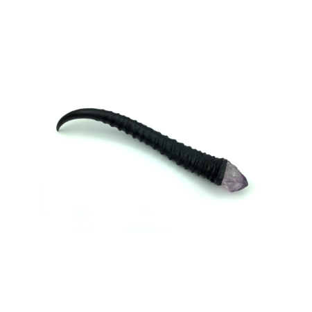 Dragon Wand with Amethyst Crystal