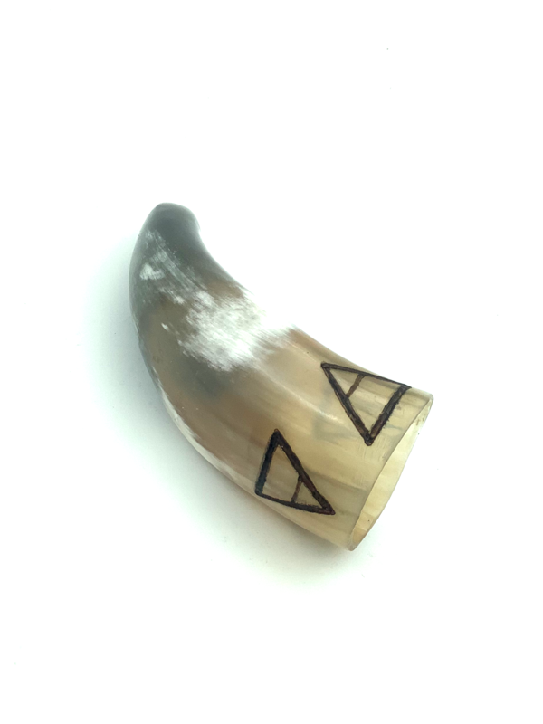 Ritual Horn with Elemental Triangles