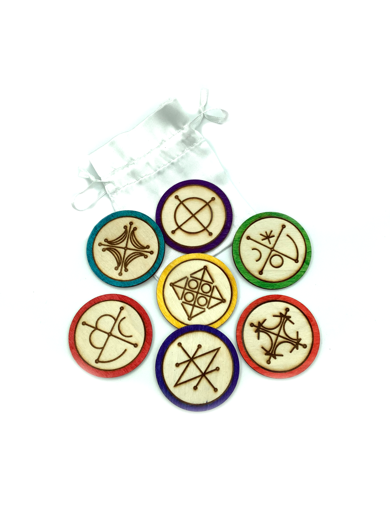 Set of Seven Planetary Seals