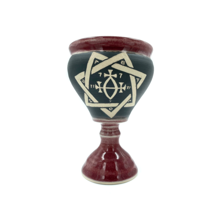 Star of Babalon Chalice in Burnt Red