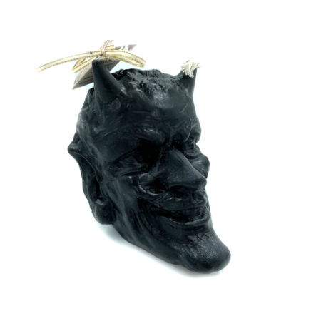 Black Old Scratch Figure Candle
