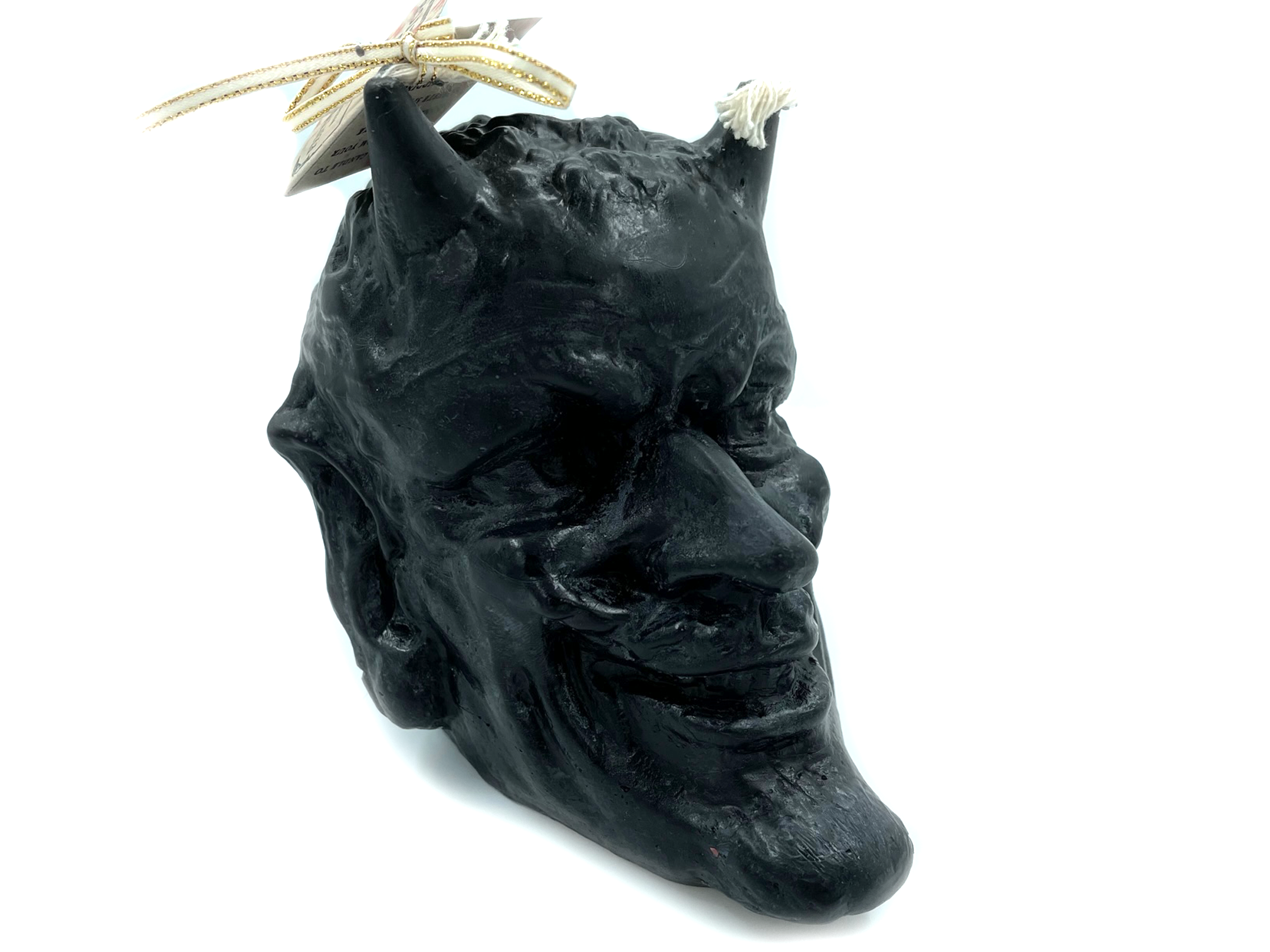 Black Old Scratch Figure Candle