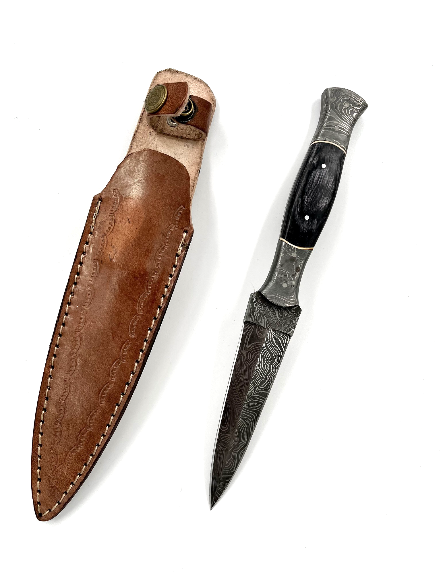 Hand Forged Damascus Steel Athame