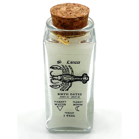 Cancer Zodiac Jar Candle