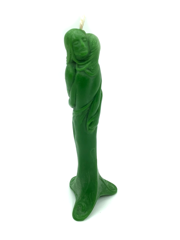 Green Lovers Entwined Candle