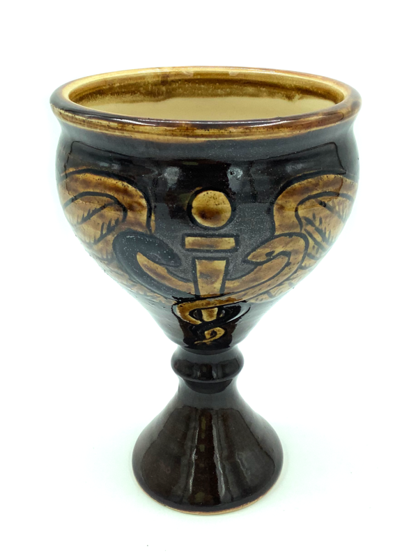 Caduceus Chalice in Brown