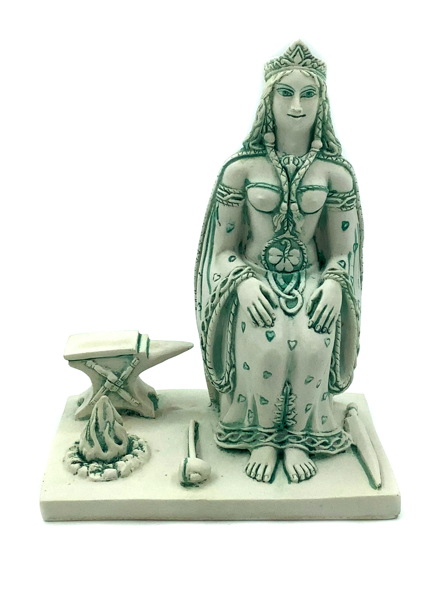 Seated Brigid Statue