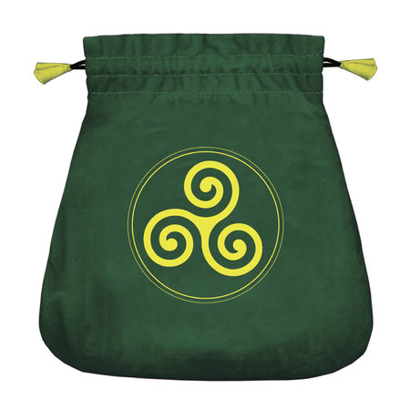 Tarot Bag: Celtic Triskel Velvet Bag