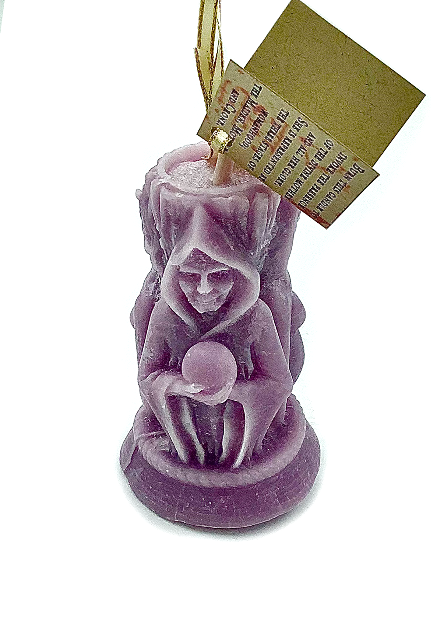 Lavender Triple Goddess Candle