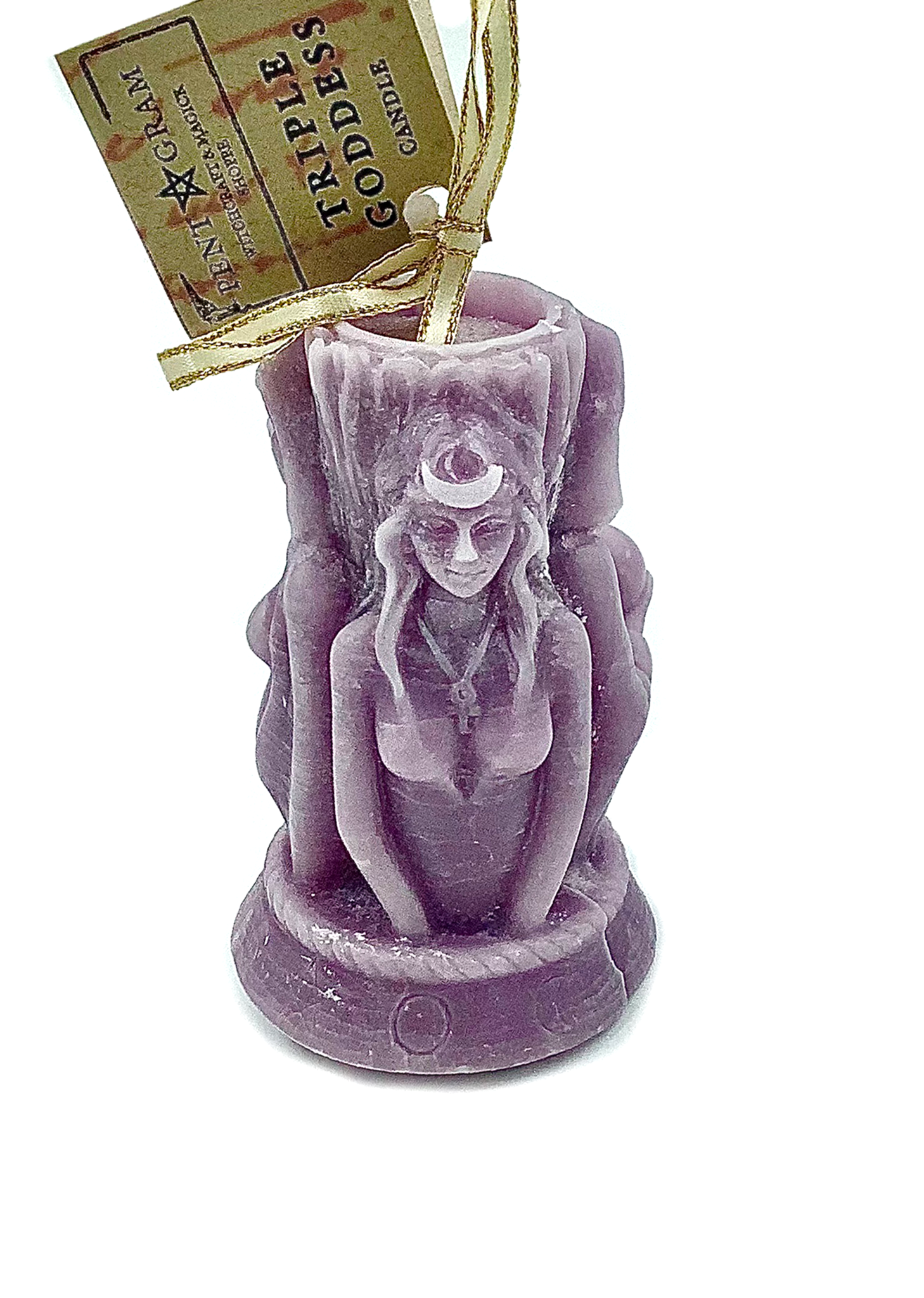 Lavender Triple Goddess Candle