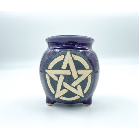 Pentacle Cauldron in Purple