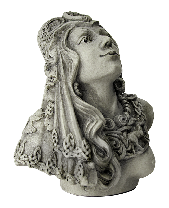 Rhiannon Bust in Stone Finish