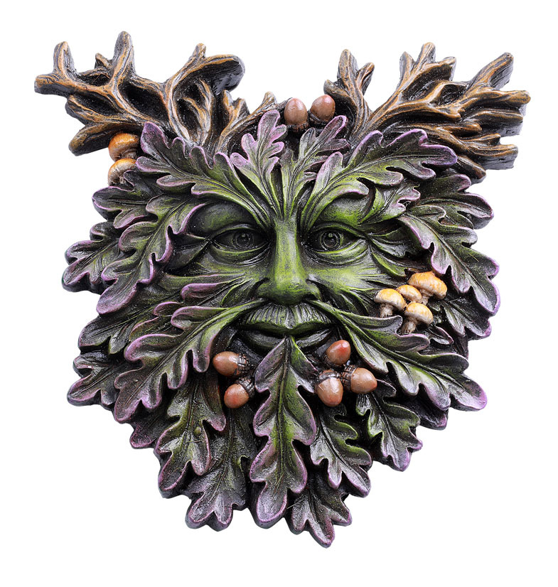Horned Greenman Plaque