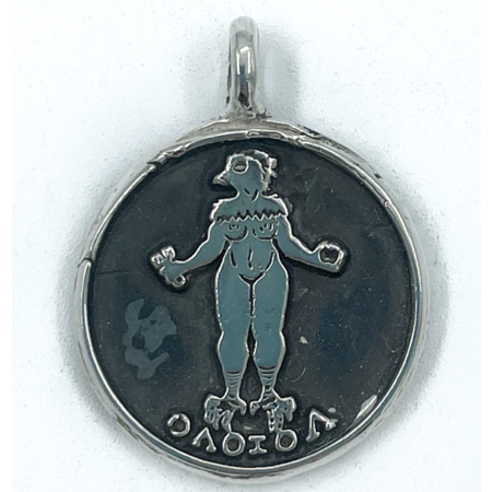 Picatrix Venus Talisman with Grand Planetary Seal of Venus in Silver
