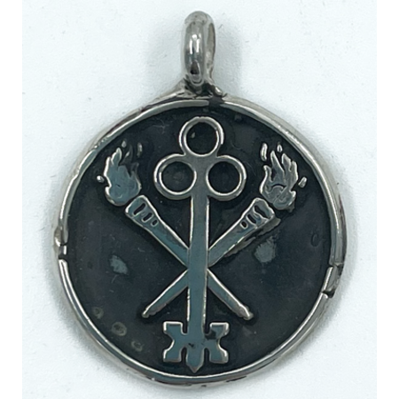 Hekate Key and Torches in Silver