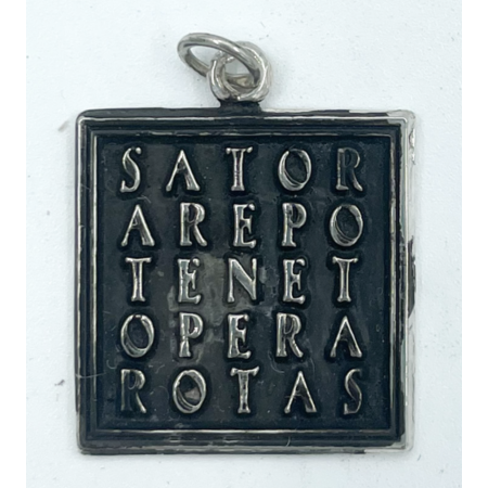 SATOR Square Pendant in Silver