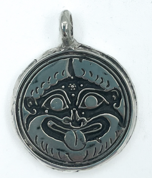 Gorgon Double Sided Talisman in Silver