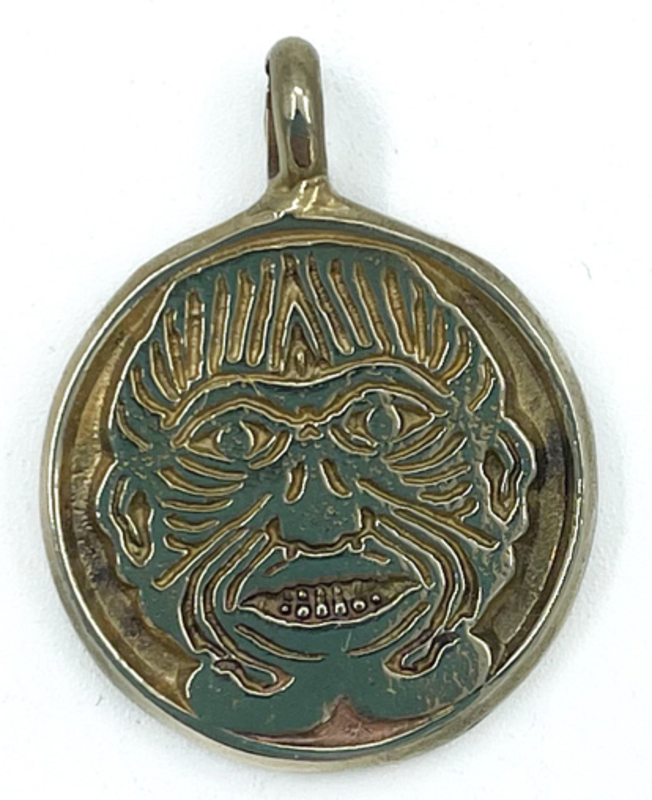 Terrible Humbaba Talisman in Brass