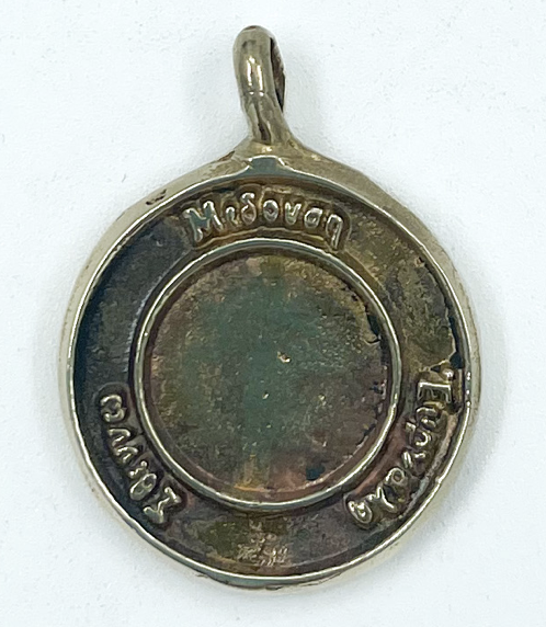 Gorgon Double Sided Talisman in Brass