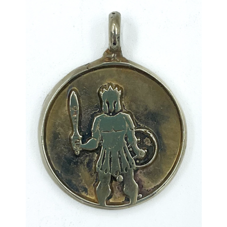 Picatrix Mars Talisman with Grand Planetary Seal of Mars in Brass