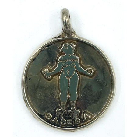 Picatrix Venus Talisman with Grand Planetary Seal of Venus in Brass