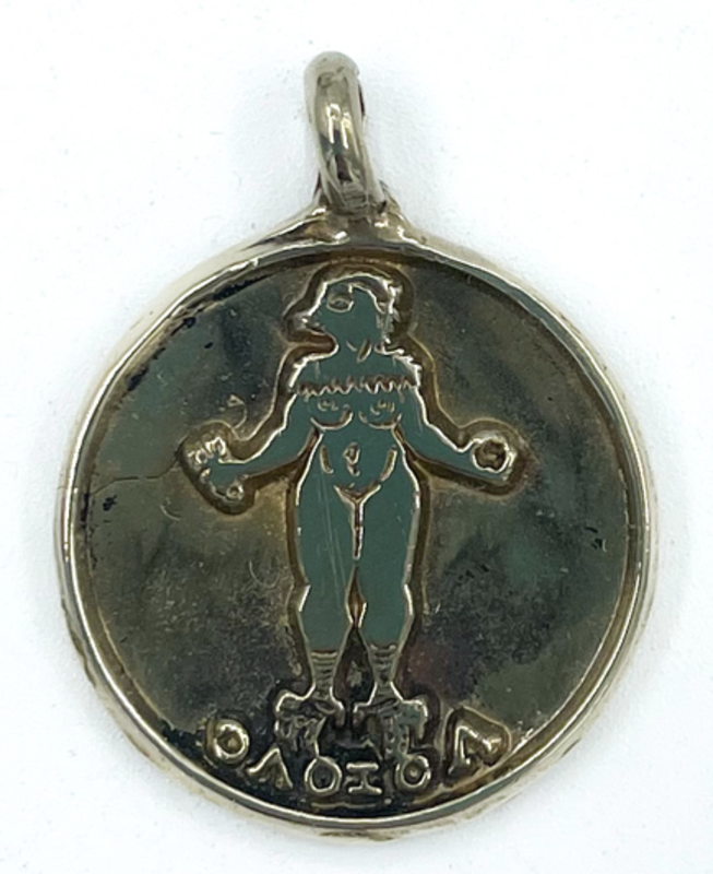 Picatrix Venus Talisman with Grand Planetary Seal of Venus in Brass