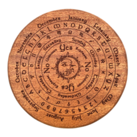 Ultimate Sun & Moon Pendulum Board in 4 inch Mahogany