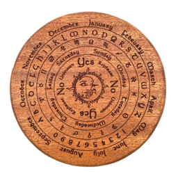 Ultimate Sun & Moon Pendulum Board in 4 inch Mahogany