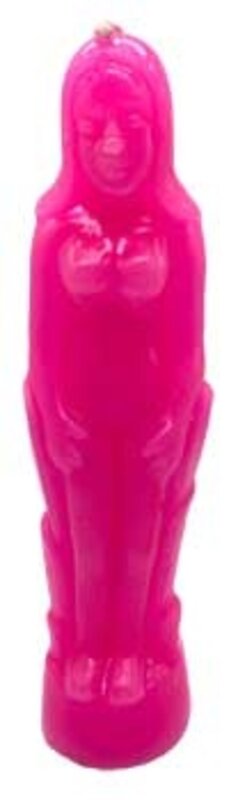 Pink Female Seven Inch Figure Candle