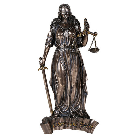 Lady Justice Wall Plaque
