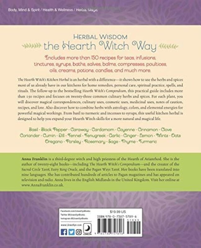 The Hearth Witch's Kitchen Herbal: Culinary Herbs for Magic, Beauty, and Health