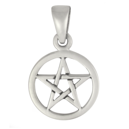 Small Pentacle Pendant in Sterling Silver
