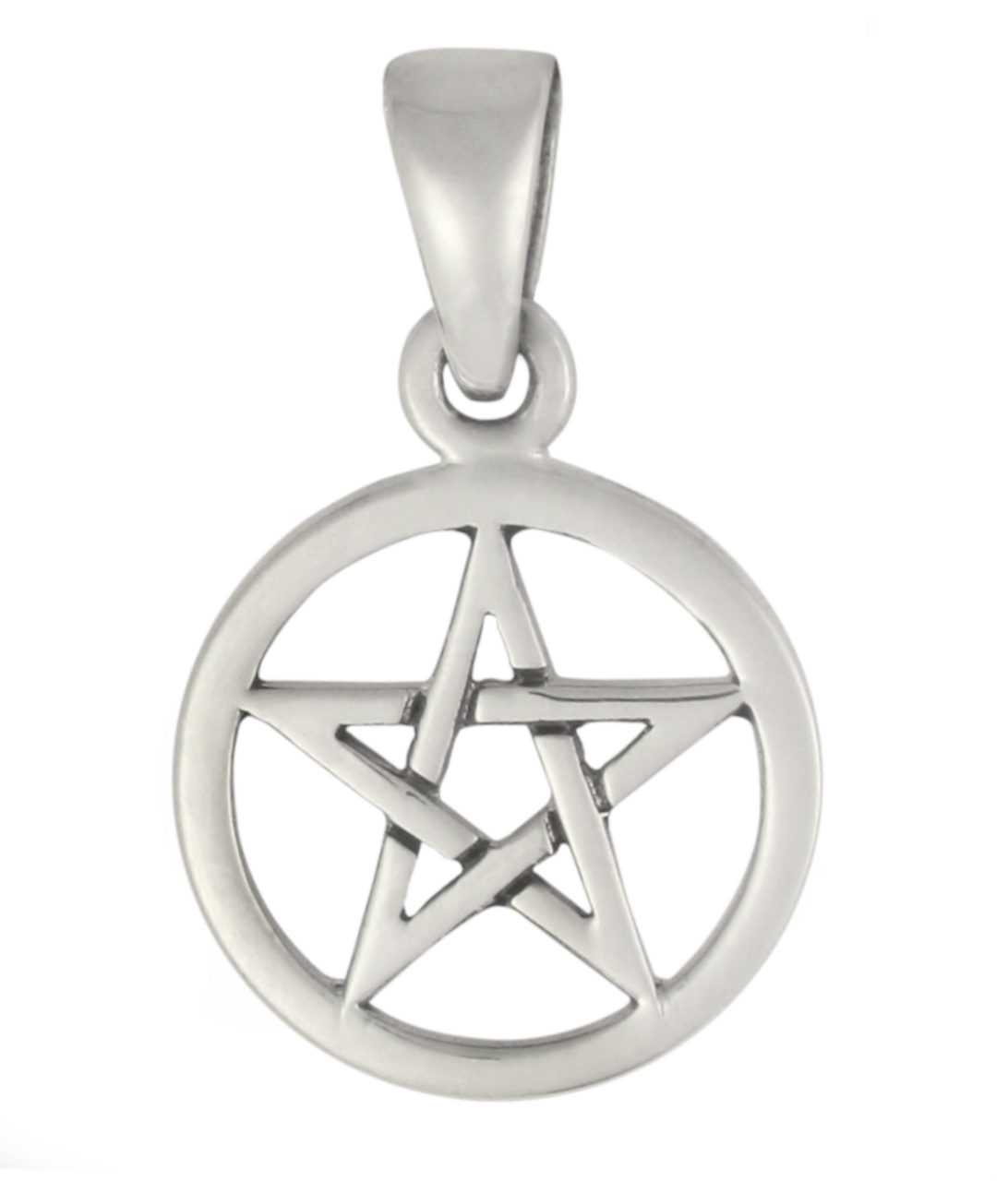 Small Pentacle Pendant in Sterling Silver