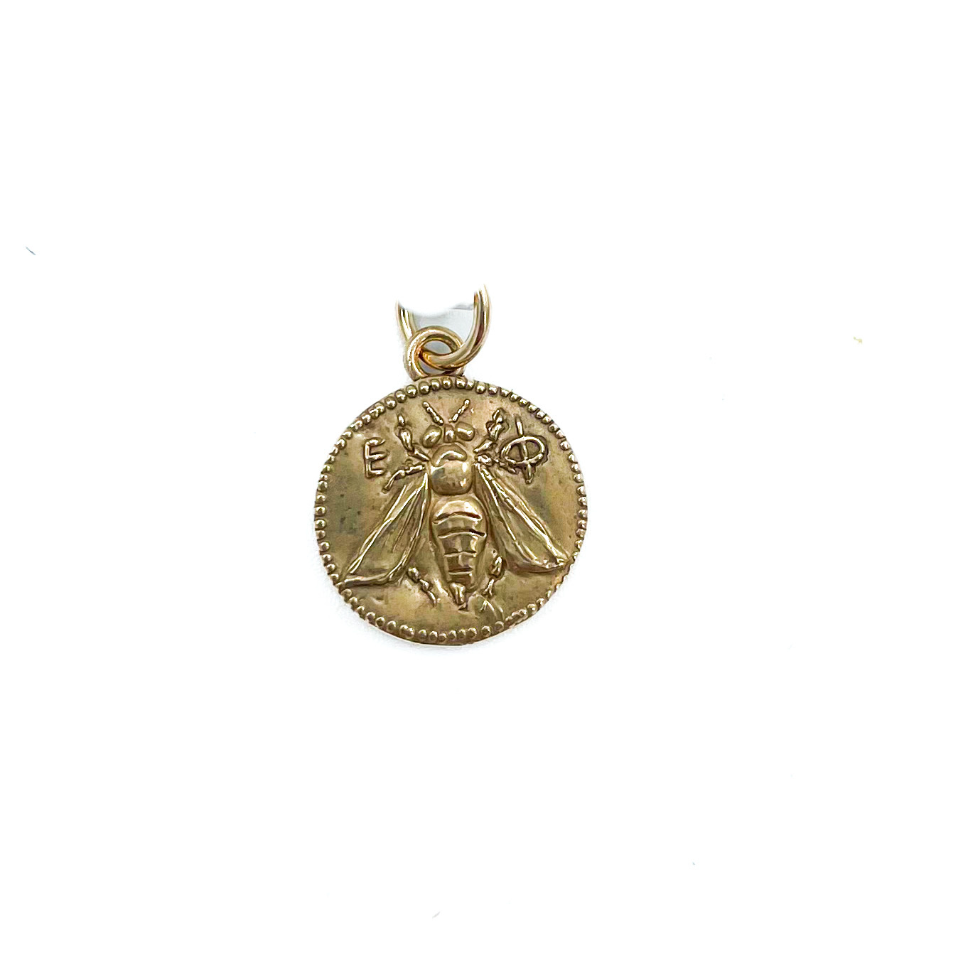 Honey Bee Yellow Bronze Pendant