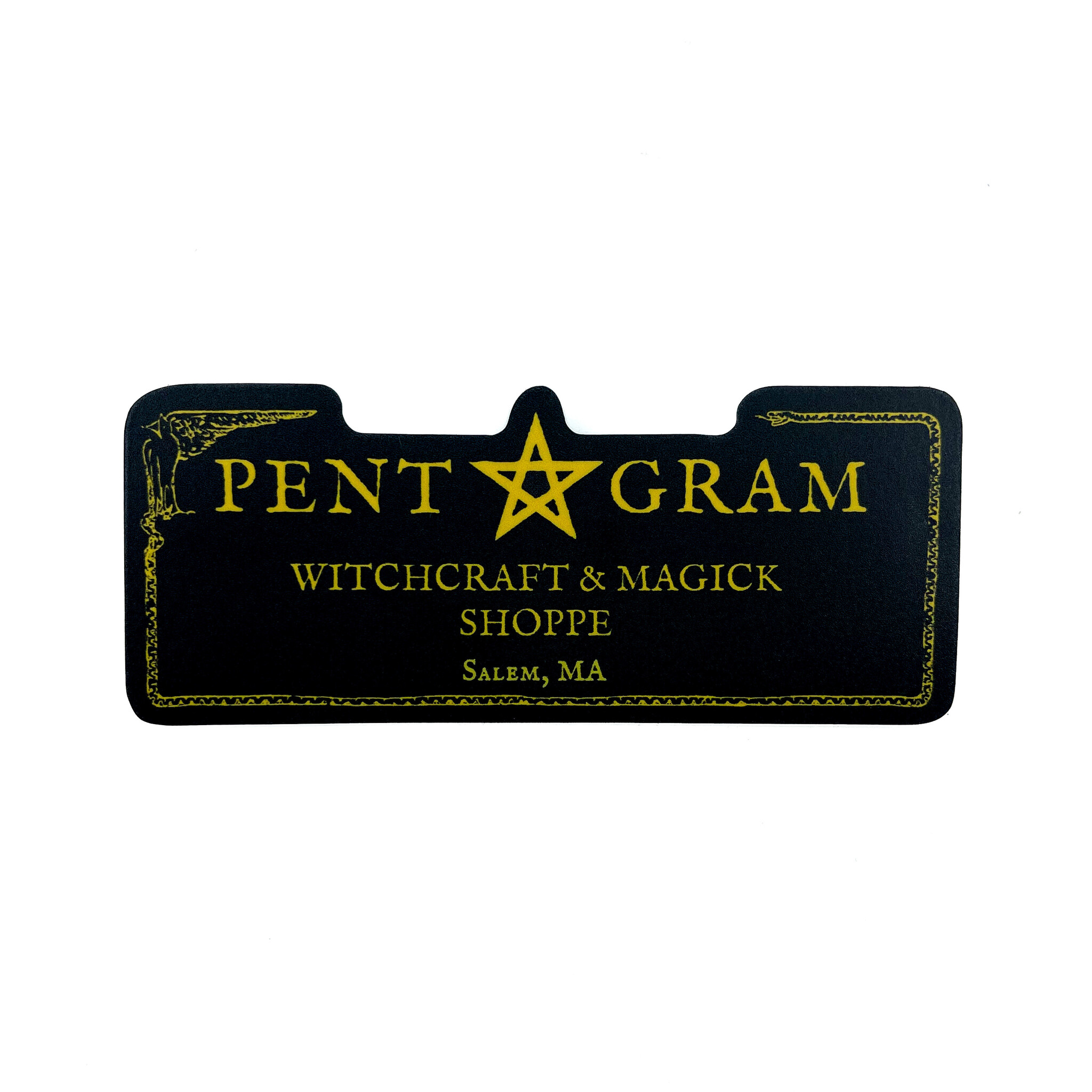 Pentagram Logo Sticker