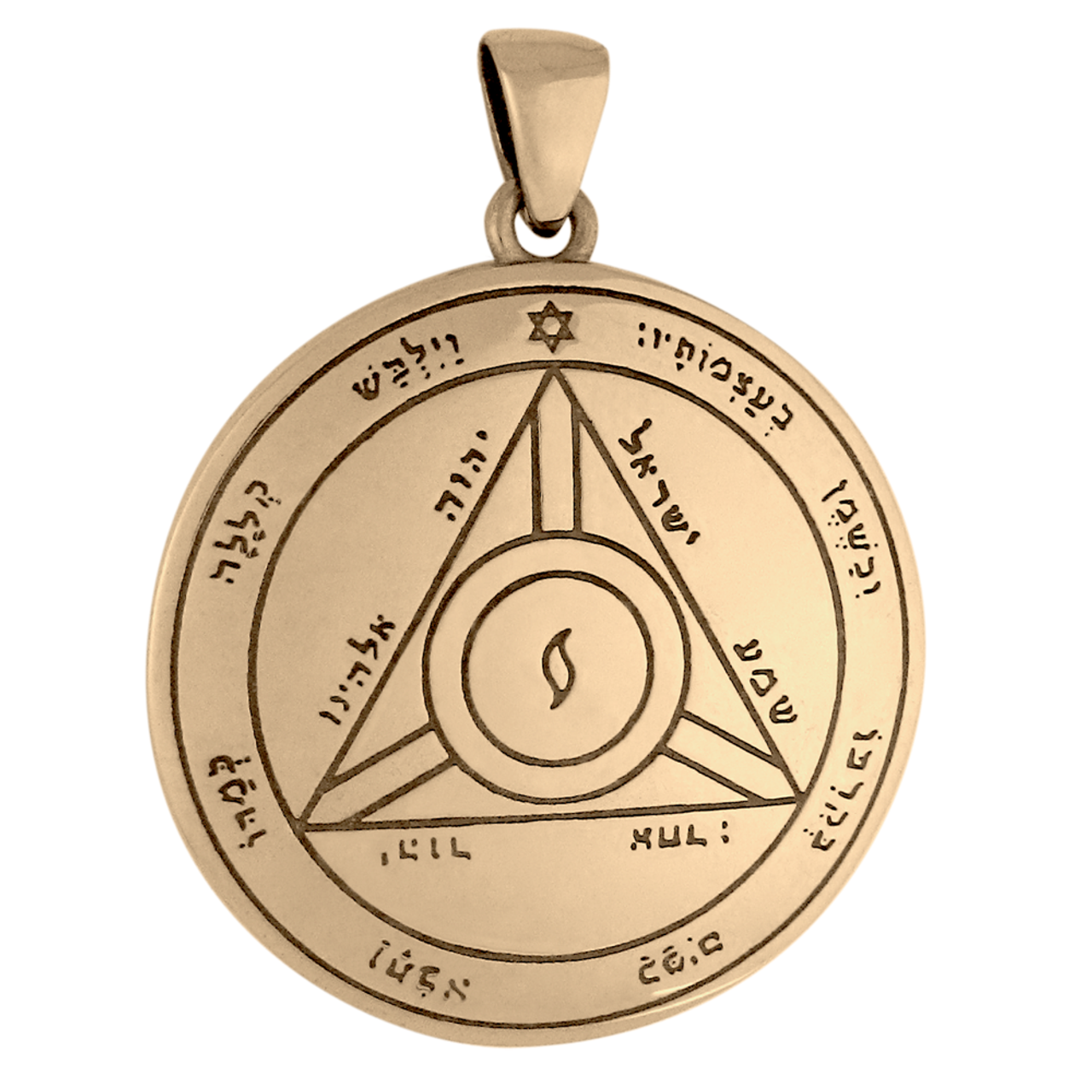 Bronze 4th Pentacle of Saturn - Pentagram